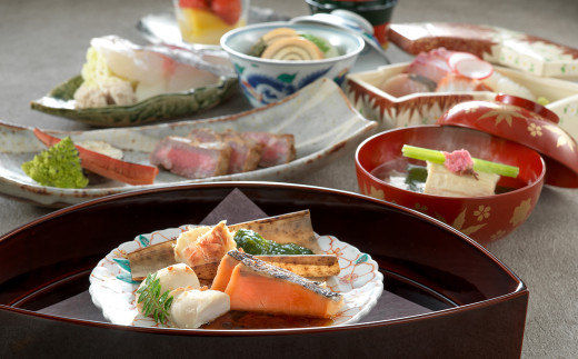 グランドニッコー淡路　日本料理“あわみ”ペアディナー券  地産地消会席  淡路島の恵み ディナー（２名様１組）