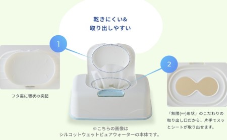 シルコットウェットティッシュノンアルコール除菌セット(本体2＋詰替3P×10袋)