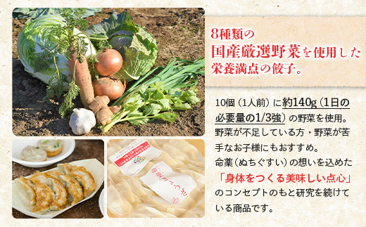 【なかしべつミルキーポーク100％使用】命薬ぎょうざ45個（約4.5人前）【53013】_イメージ2