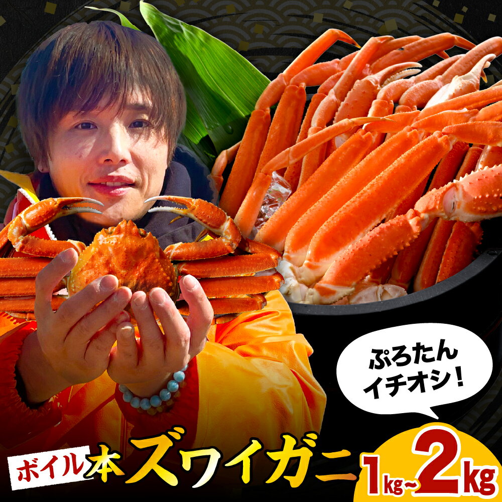 【ふるさと納税】 本 ズワイガニ / すわいがに ズワイ ずわい蟹 ずわい ズワイガニ ズワイ 蟹 ズワイ 蟹 かに カニ ボイル ボイル済み 茹で 脚 足 蟹脚 蟹足 魚介 魚介類 海鮮 海の幸 海産物 水産加工品 加工品 加工食品 冷凍 北海道 えりも町
