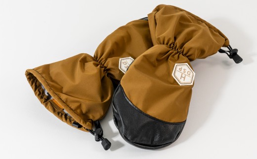 DSP 布グローブ 　ミトン　からし　L　スキー・スノーボード兼用グローブ(NN-MT)【N0560707_MS_L】