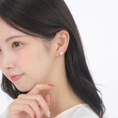 ふるさと納税 志摩市 老舗の真珠専門店・高品質 アコヤ真珠 ピアス 7.0〜7.5ミリ K14WG |  | 03