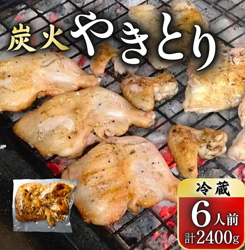【ふるさと納税】とりせい 炭焼き若どり 6人前セット(冷蔵）小分け 鶏肉 とりにく 焼き鳥