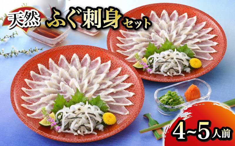 天然ふぐ刺身セット 4〜5人前 ふぐ てっさ フグ フグ刺し 河豚 関門ふぐ 高級魚 鮮魚 お取り寄せ ギフト 贈答 中元 歳暮 お祝い 記念 下関 山口