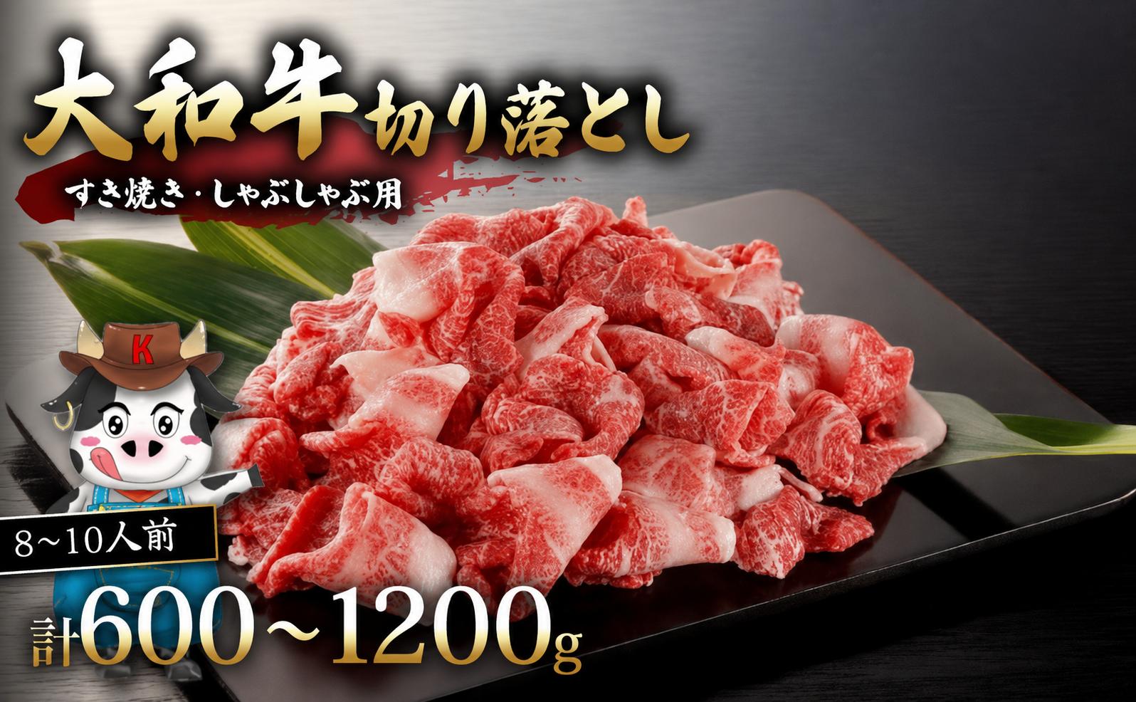 
                  牛肉 切り落とし 大和牛 約600g 約1.2kg 約4～10人前 小分け 黒毛和牛 牛肉 しゃぶしゃぶ すき焼き 国産牛  和牛 国産 お肉 肉  こま切れ 細切れ すき焼き肉 しゃぶしゃぶ肉 霜降り 希少 ブランド  特上 高級 赤身 料理 特選ギフト 冷凍 ステーキ 焼肉 うし お取り寄せ 贈り物 贈答 肉の河内屋 奈良市 奈良県 なら  
                