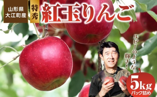 
                  ≪先行受付≫紅玉りんご5kg 18個～25個 特秀【2026年10月下旬～順次発送予定】 【057-003】
                