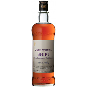 【数量限定】マルスウイスキー　SHIKI　ヤマソービニオンカスクフィニッシュ（赤ワインカスクフィニッシュ）750ml  度数40％（長野県 宮田村  長野県内限定販売 ウィスキー 洋酒 本坊酒造 750ml 40% お酒 アルコール ハイボール 水割り ロック 家飲み ギフト プレゼント）