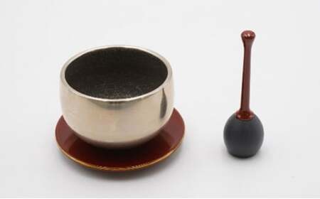 【高岡銅器】すずなり 赤 錫 合金 砂張りん 高音 澄んだ音色 小さい おりん 余韻  FAD-0970