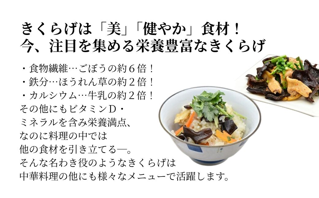新潟県弥彦村産 越のうさぎ 生きくらげ(250g×4パック)＜栽培期間中農薬不使用＞ | 手のひらサイズ 大きい 肉厚食感 プリプリ きくらげ 木耳 キクラゲ きのこ キノコ 歯ごたえ 新潟県 弥彦村