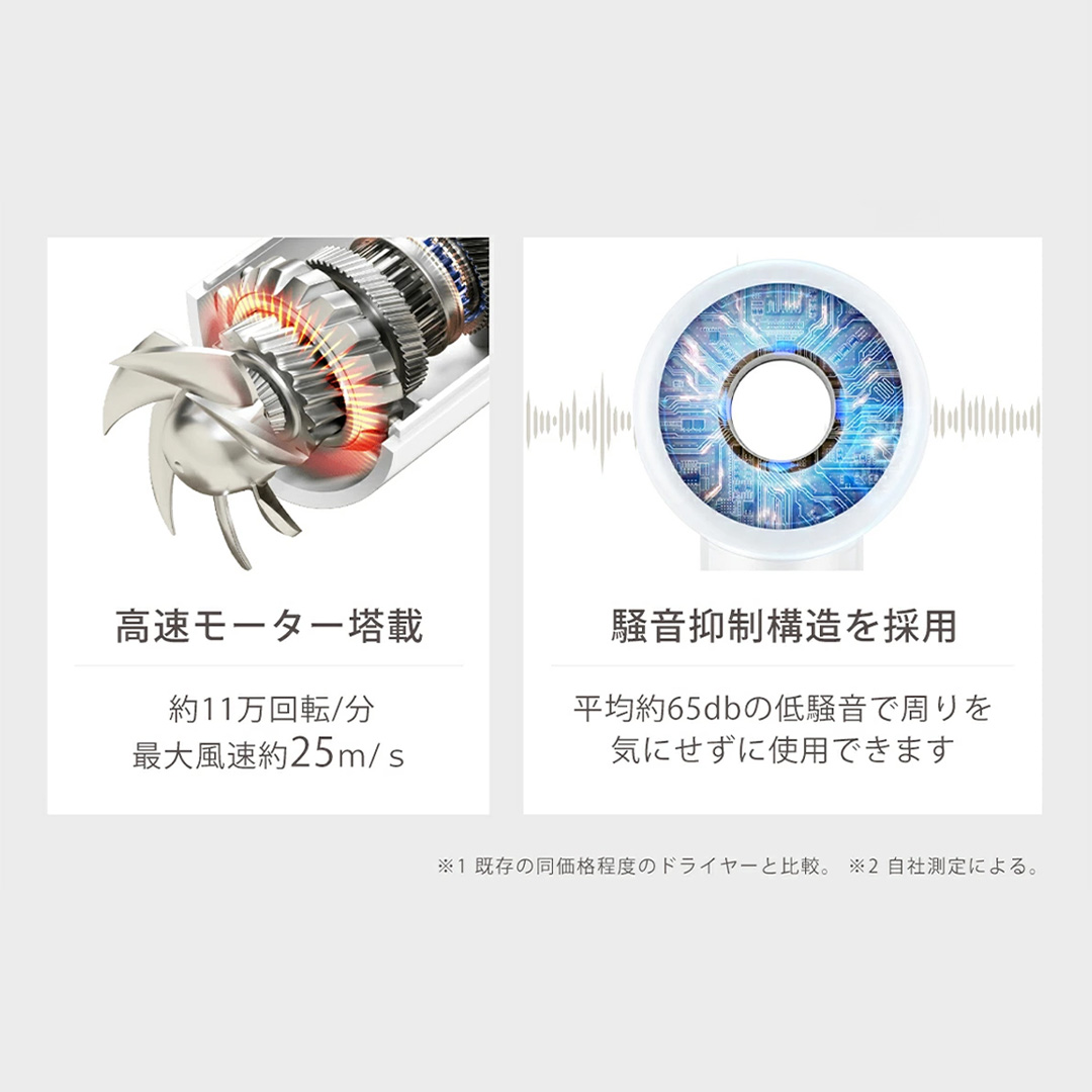 美ルル 速乾マイナスイオンドライヤー ゼファー belulu Zephyr 速乾 低温 マイナスイオン 軽量 小型 大風量 風音調節 風量調節 回転 ドライヤー ヘアドライヤー 美ルル ゼファー 【D