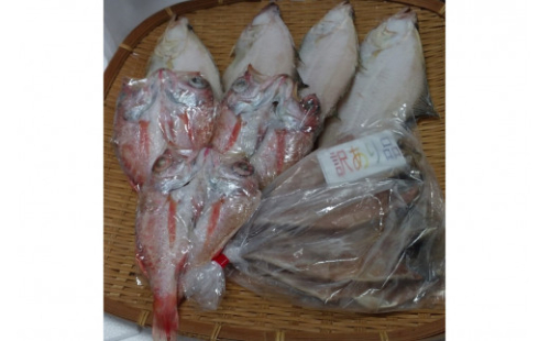 【訳あり品付き】旬の物！干物おまかせセット 魚介類 魚貝類 魚 干物 旬 おまかせ セット のどぐろ 4種 【033_1780】