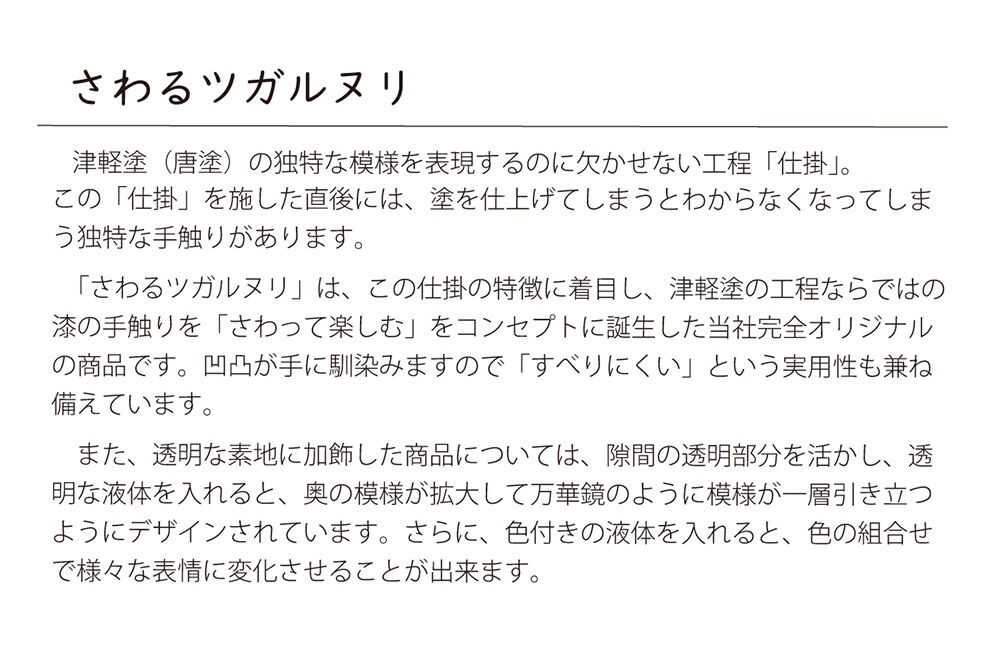 【寄附金額見直しました】津軽塗 さわるツガルヌリ ぐい呑（5色セット）