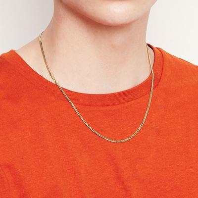 ふるさと納税 魚津市 K18　ダブル六面喜平ネックレス　50cm-10g  造幣局検定マーク入り　 |  | 02