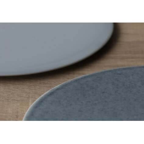 有田焼 フラットプレート 21cm Gray Tone 2枚組 山忠 フラット皿 お皿 洋皿 食器 プレート ディナー メイン皿 グレー ニュアンスカラー A45-164_イメージ2