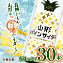 【ふるさと納税】 山形パインサイダー 250ml×30本入 『山形食品(株)』 JA山形おきたま ご当地 ジュース サイダー パインサイダー パイナップル 山形県 南陽市 [1540]