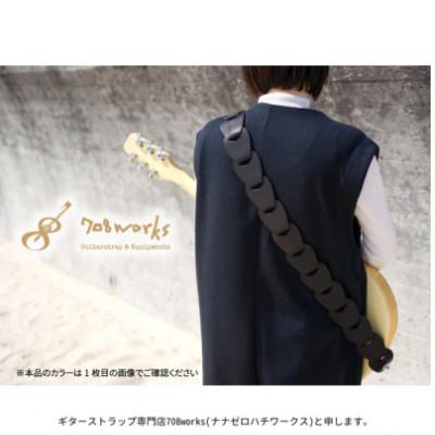 ふるさと納税 尼崎市 708worksの本革ギターストラップfolklore/Brown |  | 03