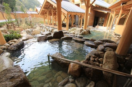湯ノ口温泉宿泊券 一泊素泊りロッジ5名様