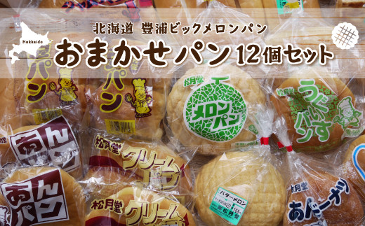 北海道 豊浦 ビックメロンパン おまかせパン12個セット 【ふるさと納税 人気 おすすめ ランキング 加工食品 パン食パン ロールパン 総菜パン 菓子パン セット おいしい 美味しい 北海道 豊浦町 送料無料】 TYUO009