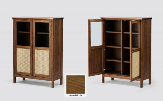 
レグナテック 諸富家具【パラディ:90】キャビネット（ロー）WN
