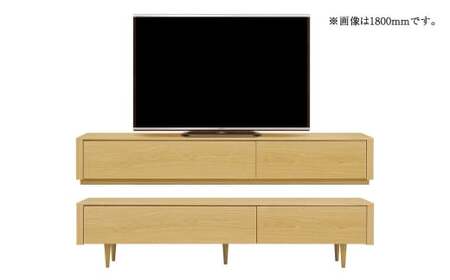 ライズ テレビボード 160【ウォールナット / オーク】【脚タイプ/台輪タイプ】