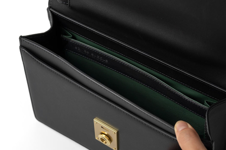 SOMES クラッチバッグ （ブラック）EX-32 [ソメスサドル 北海道 砂川市 12260823-b] ソメス バッグ セカンドバッグ メンズ 本革 革 革製品 革鞄 革バッグ レザー somes