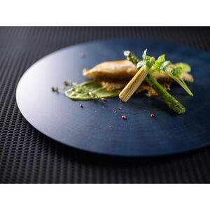 RAYS PLATE Round L 藍染 １枚 ｜トレー プレート お皿 皿 食器 インテリア