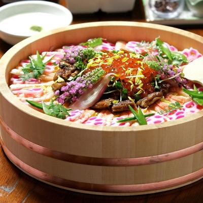 ふるさと納税 南木曽町 木曽の桶屋　寿司桶30センチ(3合用)