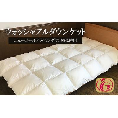 ふるさと納税 山形市 ウォッシャブルダウンケット　ニューゴールドラベル ダウン 85%使用 FY23-196