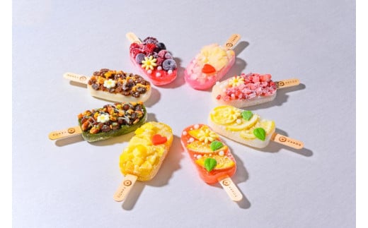 
【果朋】氷結わらび餅アイスバー　果氷-kaori-　8種セット
