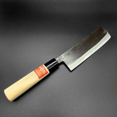 ふるさと納税 茅野市 菜切包丁　黒打　165mm
