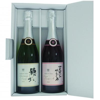 ふるさと納税 韮崎市 【のし付き】シャトーマルス　スパークリングワイン白&ロゼ 　2本セット |  | 03