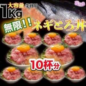 【市場食堂　花いち】　ネギトロ250g×4PC×6　【11100-1900】