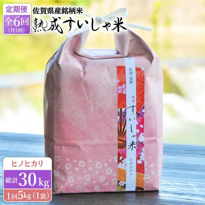 【定期便】 白米 ヒノヒカリ5kg NAO058 全6回 白米