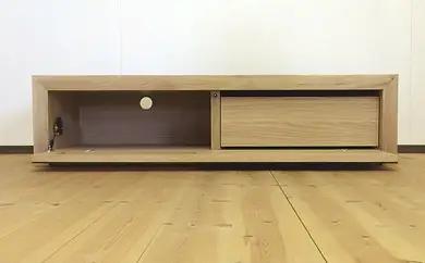 【120TVボード　オーク120cm/オーク・オイルフィニッシュ】扉を閉めたままでもリモコンが効く、天然木オーク材のテレビボード 家具 テレビ台 テレビボード TVボード AVボード 棚 リビングボー