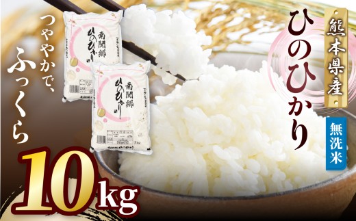 和水町産 ひのひかり 無洗米 10kg | 熊本県 和水町 くまもと なごみまち なごみ ひのひかり ヒノヒカリ 白米 米 単一原料米 お米 10kg