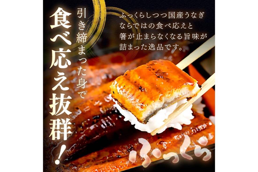 【7月30日～8月1日配送】超特大！極上！国産うなぎ蒲焼 2尾 合計500g前後　YK00401_02