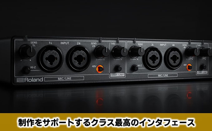 【Roland】USBオーディオインターフェース/RUBIX44【配送不可：離島】 携帯 携帯アクセサリー OA機器 タブレット PC 音響機器 
