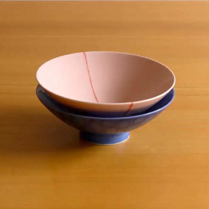 【白山陶器】やや大ぶりな浅めのお茶わん「平茶わん」 ペアセット 茶碗  食器 皿 【波佐見焼】[TA126] 波佐見焼