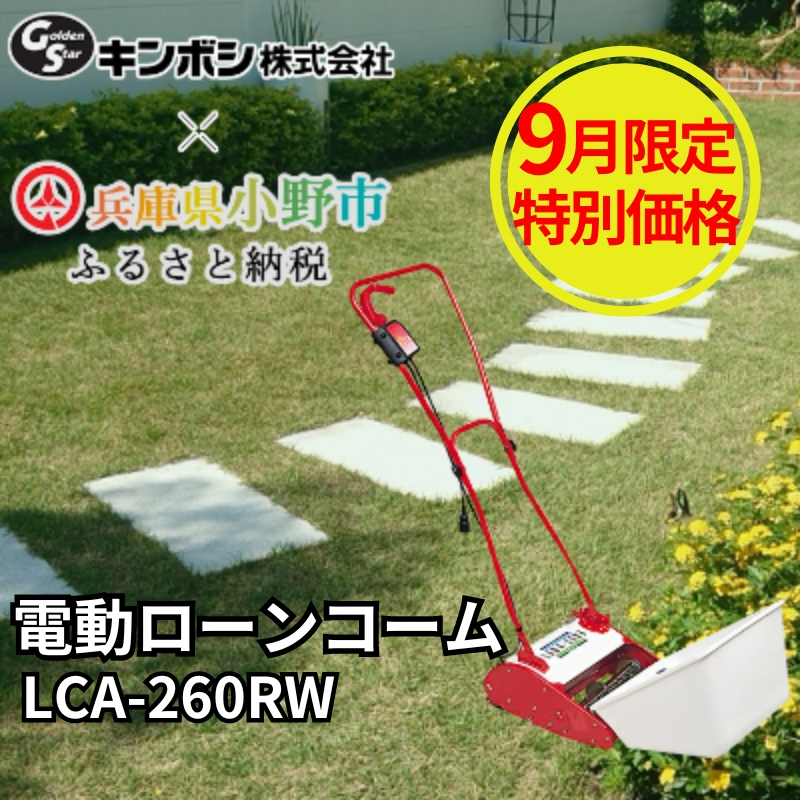 
【 9月限定 特別価格】 電動ローンコーム「LCA-260RW」[ 刈り屑 芝掃除 園芸 園芸機器 庭 手入れ 芝刈り機 芝刈機 ]
