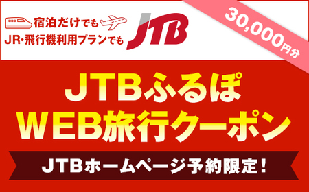 【銀山温泉 尾花沢市】JTBふるぽWEB旅行クーポン（30,000円分）【旅行 山形県尾花沢市 旅行クーポン 旅行券 トラベル 旅行チケット 宿泊旅行 銀山温泉旅行】 JTBW030