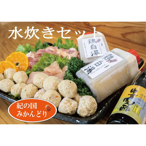 紀の国みかんどり 鶏水炊きセット(B1101-1)