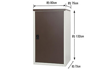 扉式タイヤ収納庫 132 家庭用ファミリー物置 組立式 屋外倉庫  [グリーンライフ]