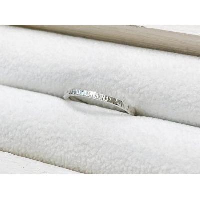 ふるさと納税 大府市 【セットで楽しむ】細スジ&ねじねじリング(シルバー) |  | 01