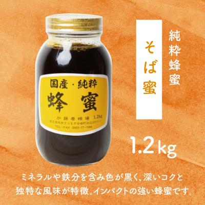 ふるさと納税 南さつま市 【国産 純粋はちみつ】そば蜂蜜 1.2kg 鹿児島産 加藤養蜂場 |  | 02