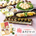 【ふるさと納税】梅の花通販本舗 梅あそび セット 大豆 惣菜 おかずセット かに とうふ しゅうまい 湯葉 生麩 嶺岡豆腐 木の芽みそ 柚子みそ 詰め合わせ 豆腐 加工品 おかず 福岡県 久留米市 お取り寄せ お取り寄せグルメ 送料無料