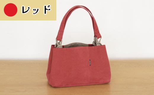 須田帆布 ハコハコトート・その2（レッド）【 トートバッグ バッグ カバン 鞄 帆布 国産 日本製 茨城県 つくば市 】