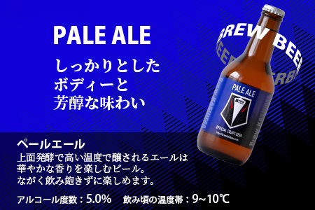 佐賀県鹿島市　社会人サッカー【Brew KASHIMA】応援　クラフトビール　Brew ビール　4本セット（330ml×4本）　C-118