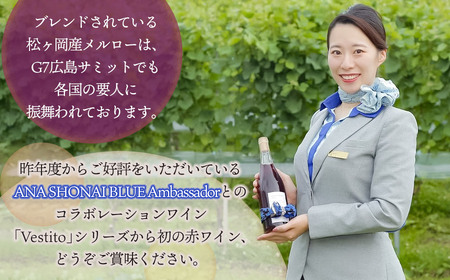赤ワイン　Vestito Rosso　2024　750ml×1本　株式会社エルサン　国産 日本ワイン