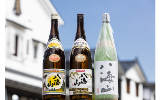 
「八海山」 3種詰合せBセット1800ml（清酒、特別本醸造、純米大吟醸）
