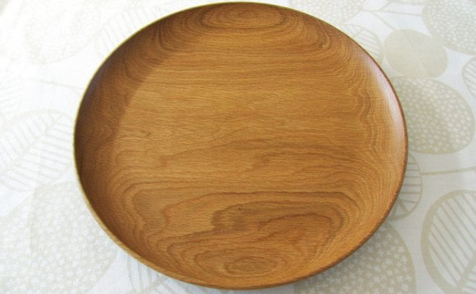 十勝の木のうつわ［天然木製］ ワンプレート 30cm【 工芸品 雑貨 日用品 器 食器 北海道 十勝 幕別 】